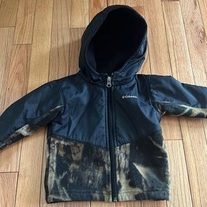 Toddler, hooded, full, zip, Columbia jacket